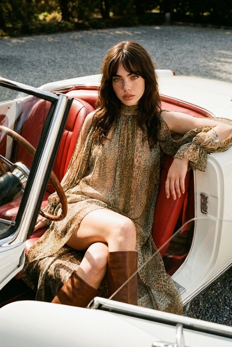 Serengeti High-Low Dress